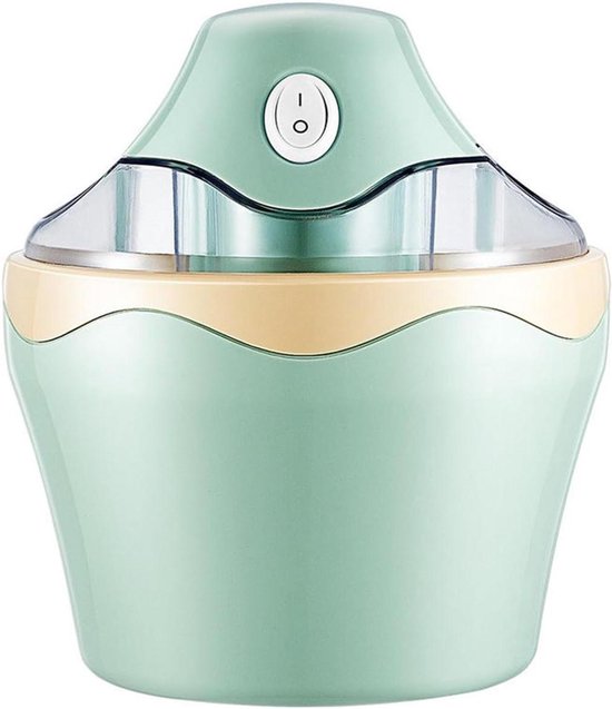 Elektrische ijsmachine - Dessertmaker Yoghurtmaker - Zelf ijs maken - Volautomatisch DIY - 500 ml capaciteit - One Color