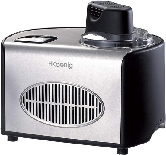 Elektrische IJsmachine met Koelfunctie voor Sorbet en Yoghurtijs (1.5L) van Merkloos