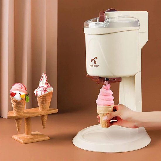 Elektrische Ijsmachine - Softijsmachine Thuis - Zelf Zoete Tijd - Eenvoudige Bediening - 28.6cm Breed van Merkloos