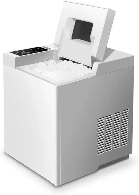 Elektrische ijsmaker - Huishoudelijke machine - Snel ijs maken - Automatische zelfreiniging - 241x260x292mm van Merkloos