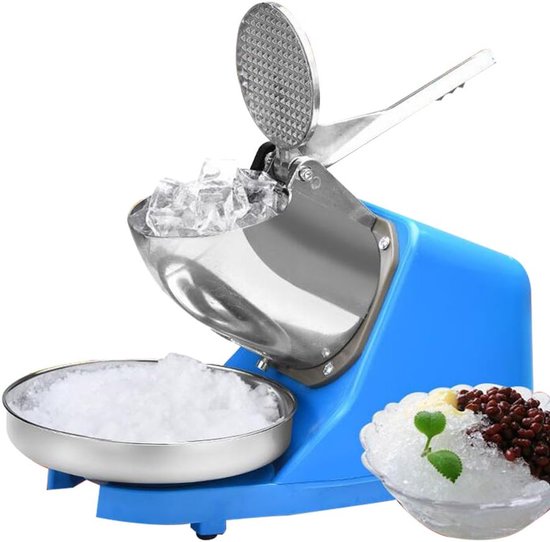 Elektrische IJsmolen - Crushed Ice Maker - Koude Dranken Maken - Instelbare IJsdikte - 40 x 18 x 31 cm van Merkloos