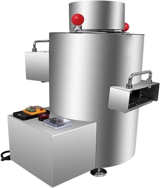 Elektrische Kastanjeschiller - Notenkraker Machine - Snel Noten Pellen - 175 kg Per Uur - 550W Motor - Zilver