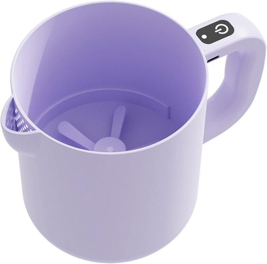Elektrische Keukenmixer - Handmixer Garde - Bakken Mixen - Draadloos Zelfreinigend - 1 liter - Paars