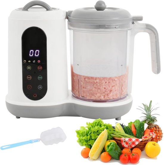Elektrische Keukenmixer - Keukenmachine Multimixer - Snel Ingrediënten Bereiden - 450W Krachtige Motor - 400ml Inhoud - Wit