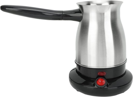 Elektrische Koffiepot 600ml voor Turkse en Griekse Koffie, RVS Koffieketel voor Snelle Bereiding van Arabische Koffie van Merkloos