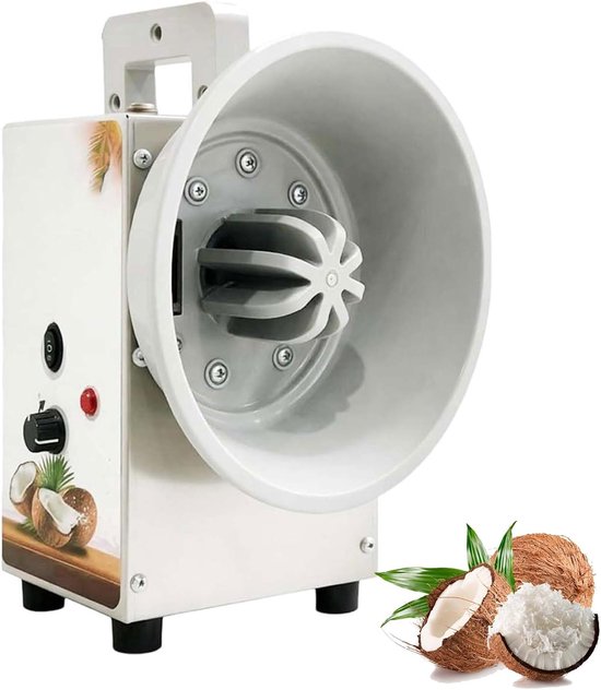 Elektrische Kokosrasp - Kokosvlees Verwijderaar - Horeca Keuken - Instelbare Snelheid - 25x25x32cm