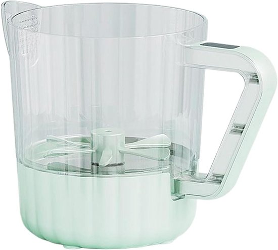 Elektrische Mengbeker - Roerbeker Klopper - Keuken Assistent - Geluidsreductie Systeem - 13x16x13 cm - Blauw