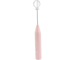 Elektrische Mini Garde - Draadloze Klopper - Drankjes Schuimen - 3 Snelheidsstanden - 165 g - Roze