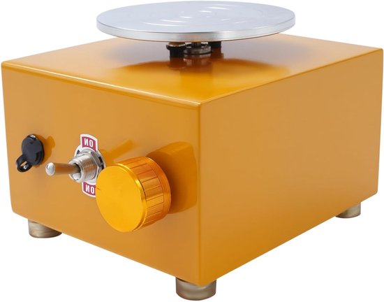 Elektrische Mini Pottenbakkersschijf 24W voor Keramiek, Pottenbakken en DIY Projecten in Schoolgebruik