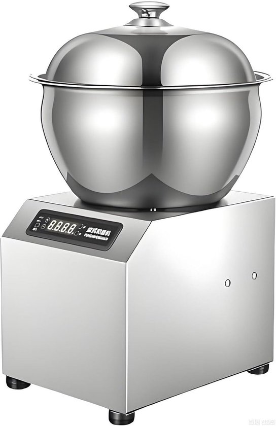 Elektrische Mixer - Deegmachine Keuken - Bakken Deeg Maken - Krachtige Kneedfunctie - 5kg/8kg Capaciteit - Zilver