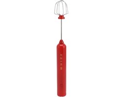 Elektrische Mixer - Draadloze Klopper - Bakken en Koken - Schokabsorberend Ontwerp - 164 g - Rood