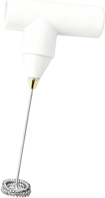 Elektrische Mixer - Handmixer Eiermixer - Koken en Bakken - Draadloos en Krachtig - 23 cm - Wit