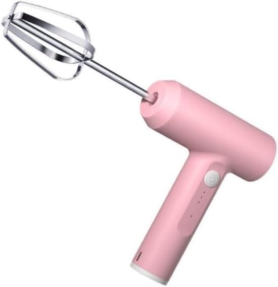 Elektrische Mixer - Handmixer Keuken - Beslag Maken - Draadloos USB Opladen - 3 Snelheden - Wit