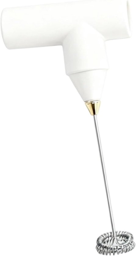 Elektrische Mixer - Handmixer Opschuimer - Keuken Assistent - Draadloos Ontwerp - 23 cm Lengte - Wit