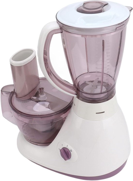 Elektrische Mixer - Keukenmachine - Bakken en Koken - 3 Roestvrijstalen Containers - 2000W - Multi