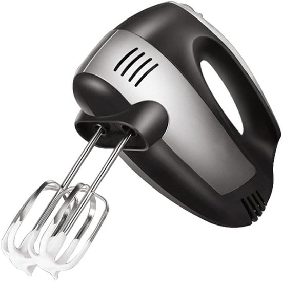 Elektrische Mixer - Keukenmixer Handmixer - Beslag Maken - 5 Snelheden Turbo - 300 Watt - Rood Zwart