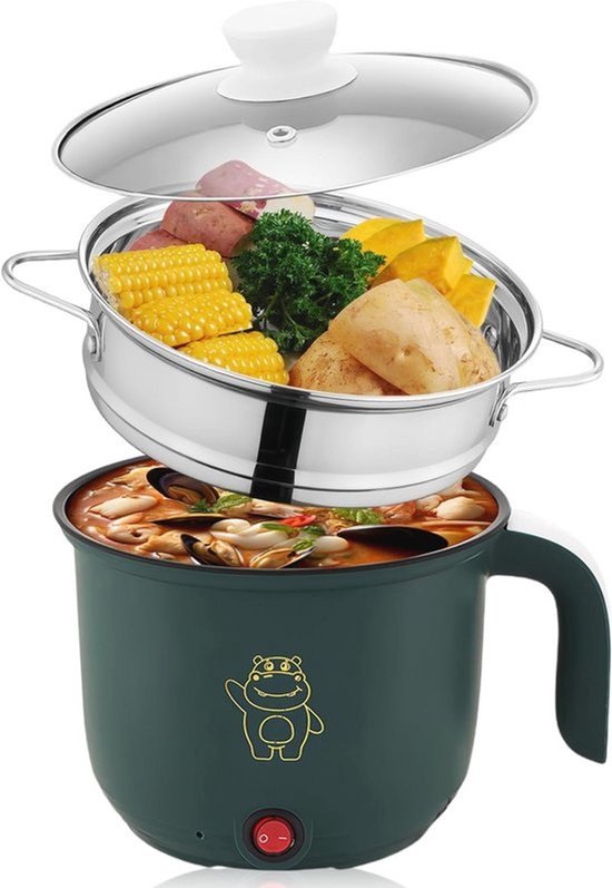 Elektrische pastacooker 1,8 L met antiaanbaklaag voor een perfecte bereiding