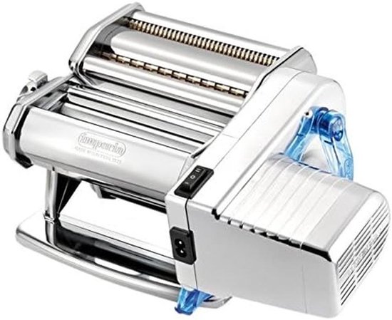 Elektrische Pastamachine - Deegmaker Ravioli Maker - Verse Pasta Maken - 6 Verschillende Platen - 27x37x18 cm - Metaalkleur van Merkloos