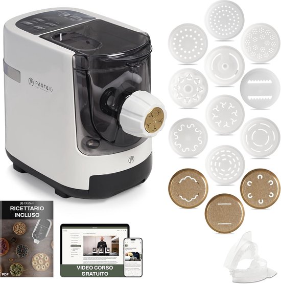 Elektrische Pastamachine met 14 Opzetstukken voor 19 Soorten Verse Pasta van Merkloos