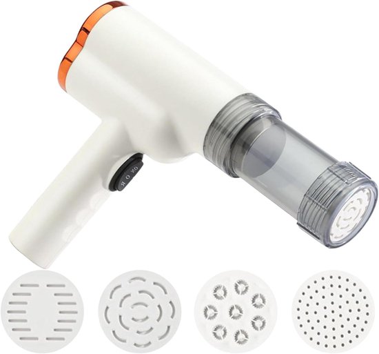 Elektrische Pastamaker - Automatische Deegroller - Thuis Pasta Maken - Draadloos en Snel - 200g Capaciteit - Wit