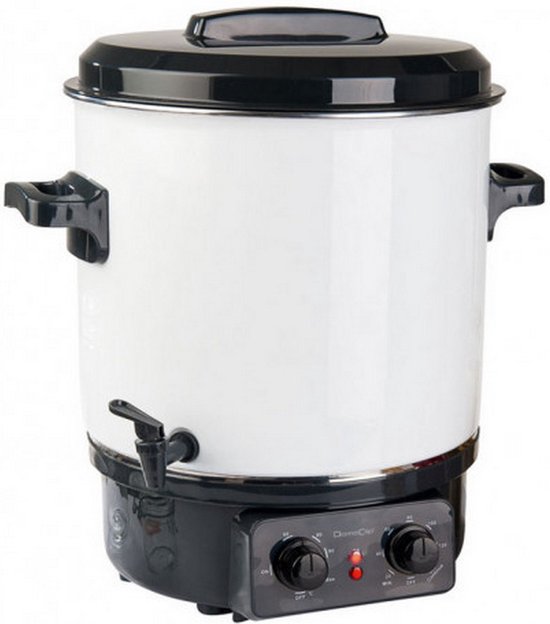 elektrische potsterilisator met kraan en timer 27l 1800w - domoclip - dom334
