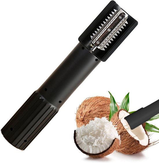 Elektrische Rasp - Keuken Rasp - Groenten Snijden - Draadloos en Draagbaar - 24.5 cm - Zwart