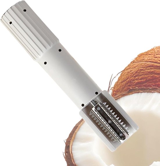 Elektrische Rasp - Keukenrasp Groente - Snel Ingrediënten Bereiden - Draadloos Automatisch - 24.5 cm - Romig
