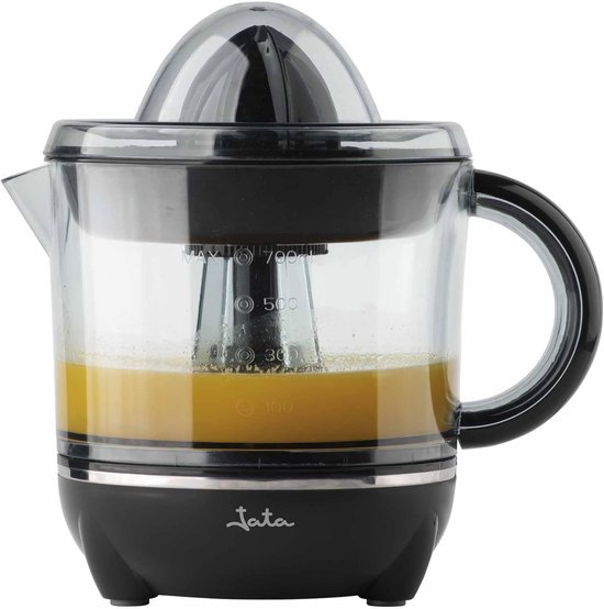 Elektrische Sapcentrifuge - Fruithakker Citruspers - Vers Sap Maken - Bidirectionele Persing - 700 ml Inhoud - Zwart
