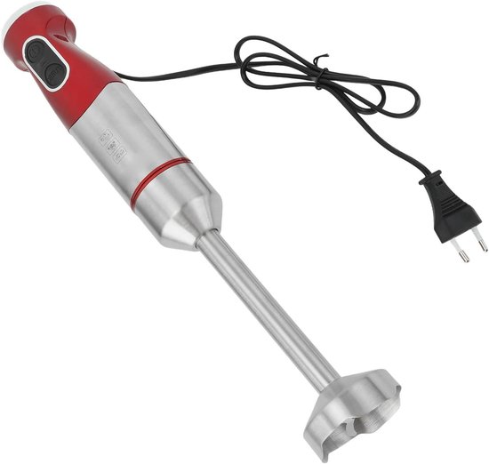 Elektrische Staafmixer - Handmixer Blender - Keuken Assistentie - Krachtige 800W Motor - 38.5 cm - Zilver