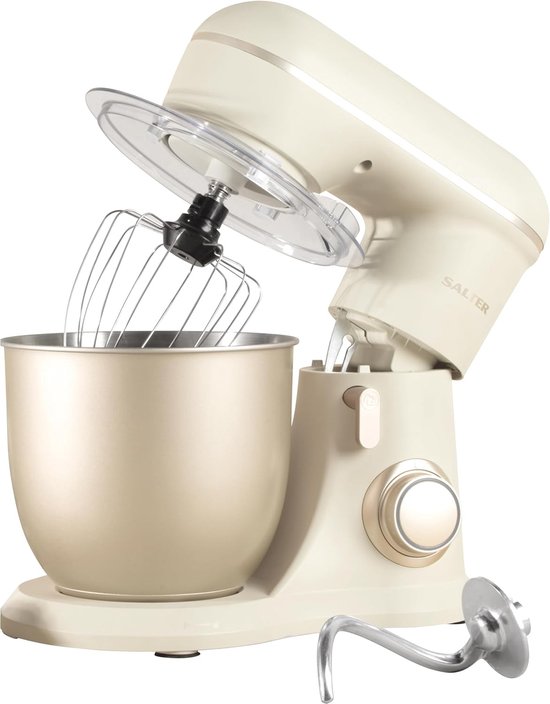 Elektrische Standmixer 4 Liter - 10 Snelheden, Pulsfunctie, Inclusief Kloppers en Deeghaak van Merkloos