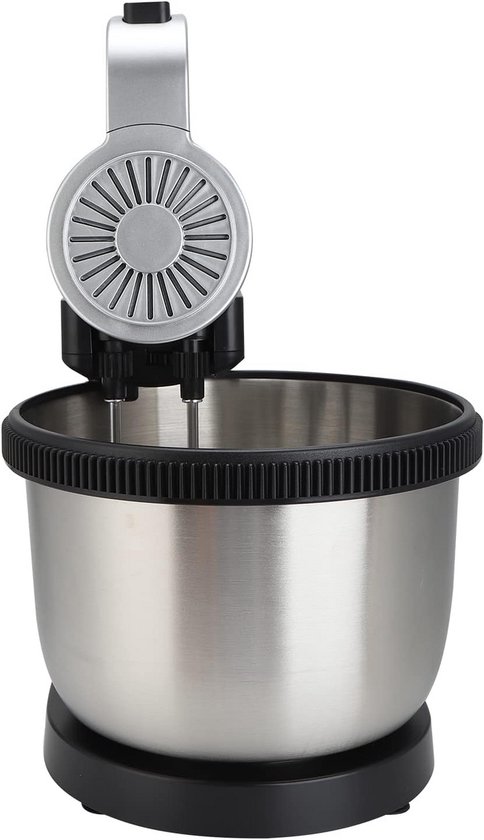 Elektrische Standmixer met Mengkom - 1000W, 5 Snelheden, Gardes & Kneedhaken van Merkloos