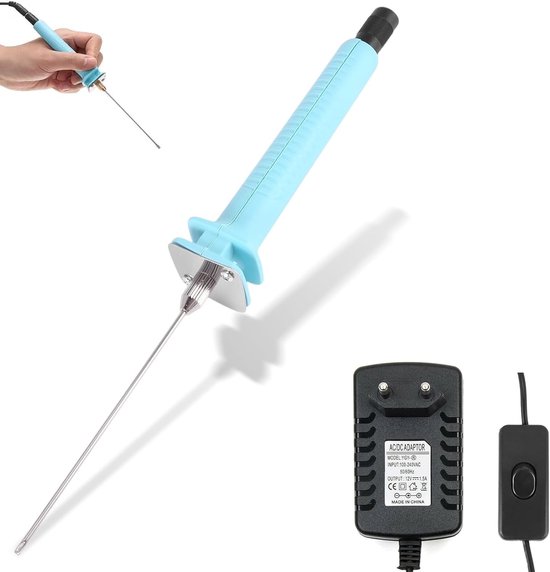 Elektrische Styrofoam Cutter met EU Plug - Hot Wire Cutter, Ideaal voor Precisie Snijden en Graveren van Schuim (15cm)