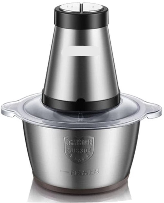 Elektrische Vleesmolen - 500W - Foodprocessor - Hakmolen - 2L RVS Keukenmachine - 2 Snelheden - voor Vlees - Noten en Groenten - Eenvoudig Schoon te Maken - Standaard van Merkloos