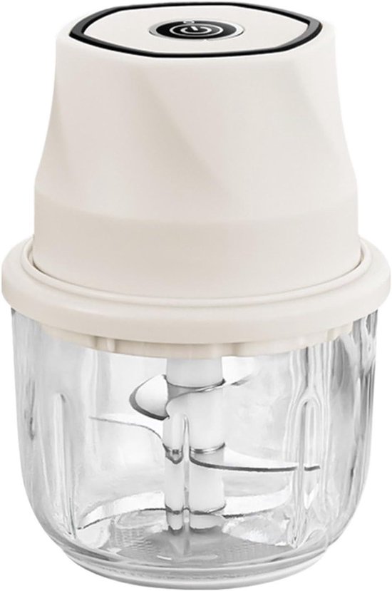 Elektrische Voedselhakker - Groente Mixer - Maaltijd Voorbereiding - Snoerloos Ontwerp - 350 ml - Zwart