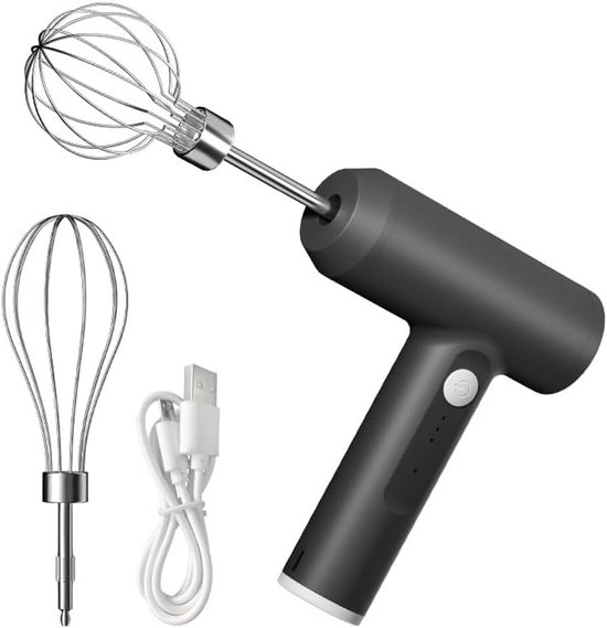 Elektrische Voedselmixer 3 Snelheden Eierklopper USB Oplaadbare Handheld Elektrische Mixen Keuken Bakken Deeg Cake Cream Mixer