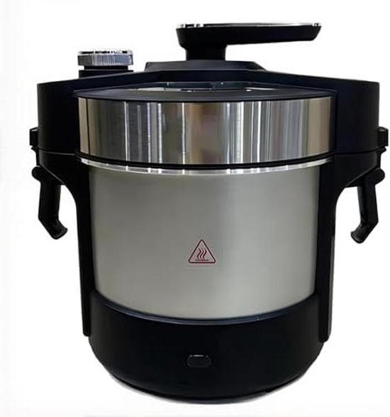 Elektrische Yam Pounder - Keukenmachine Yam - Afrikaanse Gerechten Maken - Automatische Verwerking - 6 Liter - Gepolijst Zilver