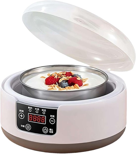 Elektrische Yoghurtmaker - Yoghurtmachine Zelf Maken - Gezonde Desserts Maken - Constante Temperatuurregeling - 169 x 223 x 169 cm