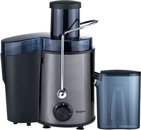 Elit VitaJuicer blender- sapcentrifuge en smoothie maker- 450W- met grote vulopening- voor groente en fruit- compact en snel. van Merkloos