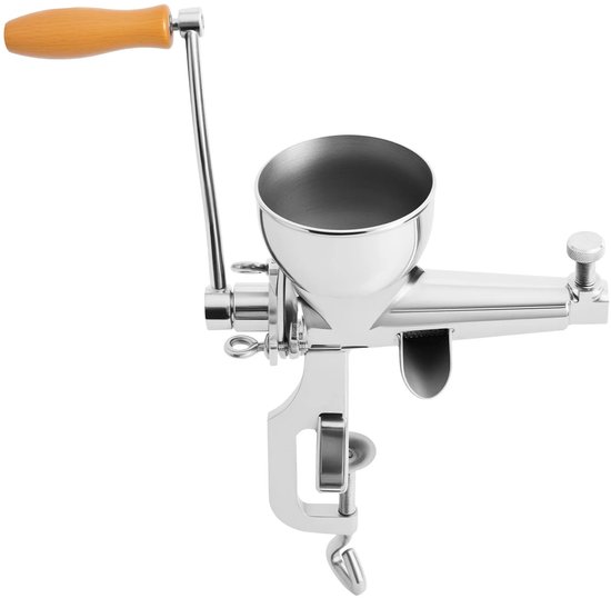 ELVENTO Handmatige Slowjuicer - Fruitpers handmatig - Sapcentrifuge - Sapmachine - Roestvrij staal - Tafelklem - Sapbeker van Merkloos