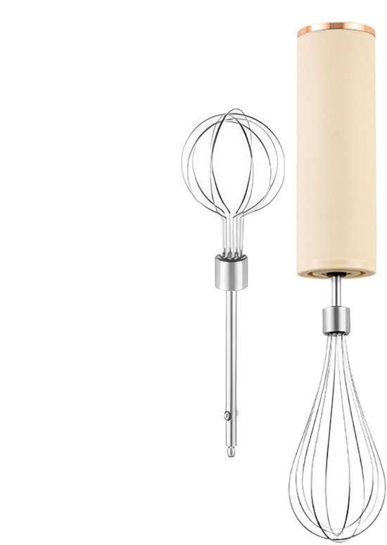Elzusha - Draadloze Elektrische Handmixer met Roestvrijstalen Garde