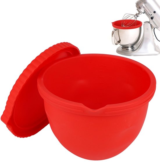 Elzusha - Silicone Liner voor Keukenmachine - Vervangende Inleg met Deksel