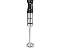 EMERIO HB-132381 Staafmixer - met krachtige 1000 watt, pureerstaaf (afneembaar) en meseenheid van duurzaam roestvrij staal, instelbare snelheid, BPA-vrij, turbo-knop, ergonomisch van Emerio