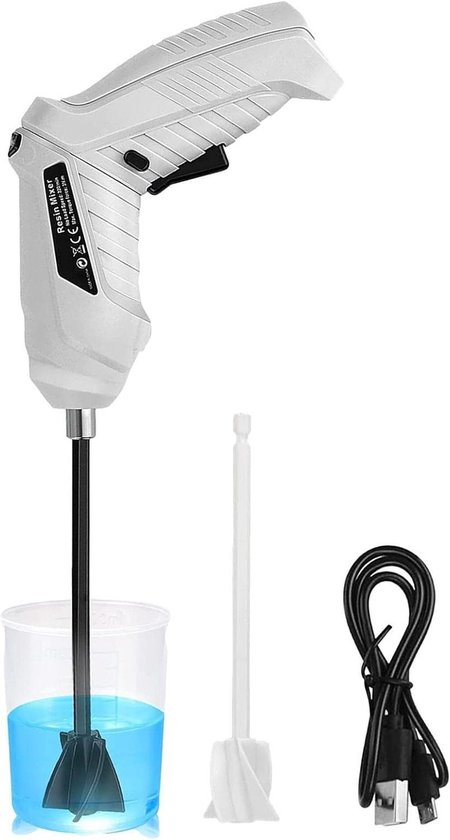 Epoxyhars Mixer - Elektrische Roerder - Hars Mengen - Oplaadbaar USB - 2 Paletten - Uniek van Merkloos