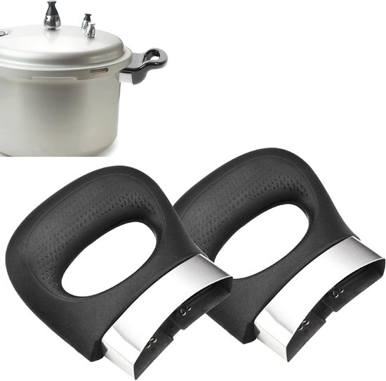 Ergonomische Dismountable Handgrepen voor Drukpan - 2 Stuks Bakelite, Hittebestendig en Comfortabel Gebruik in de Keuken