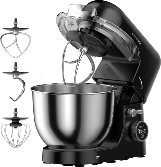 Erikssøn Kitchen - Keukenrobot - Keukenmixer - Zwart van Erikssøn