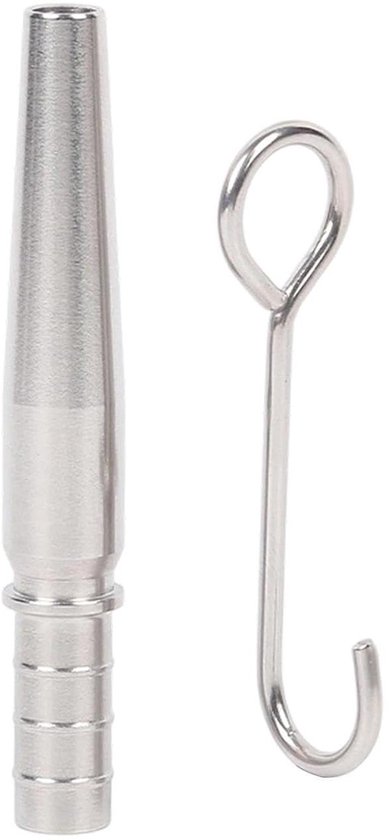 Esdoornsiroop Tapset - Sap Tapkraan - Sap Oogsten - Voedselveilig Roestvrij Staal - 8 mm - Zilver