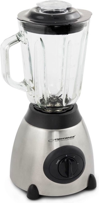 Esperanza EKM020 Blender 500W 1.5L Inox / Zwart van ESP