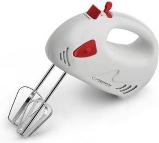 Esperanza Handmixer - Muffin Rood van Merkloos