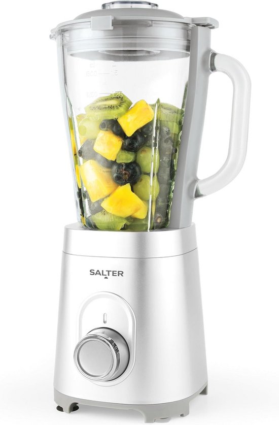 Essentiële Blender voor Smoothies en Soepen – 1.5 L Capaciteit, 2 Snelheden en Pulse, RVS Mes, Gemakkelijk Schoon te Maken, 600W, Zilver van Philips