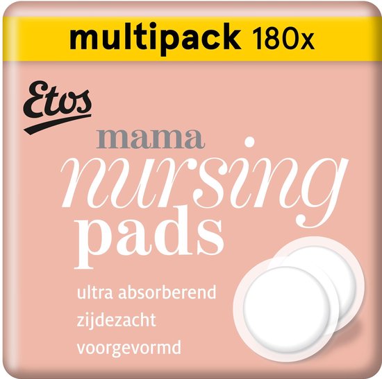 Etos Zoogcompressen voordeelverpakking - mama - 180 stuks van Etos